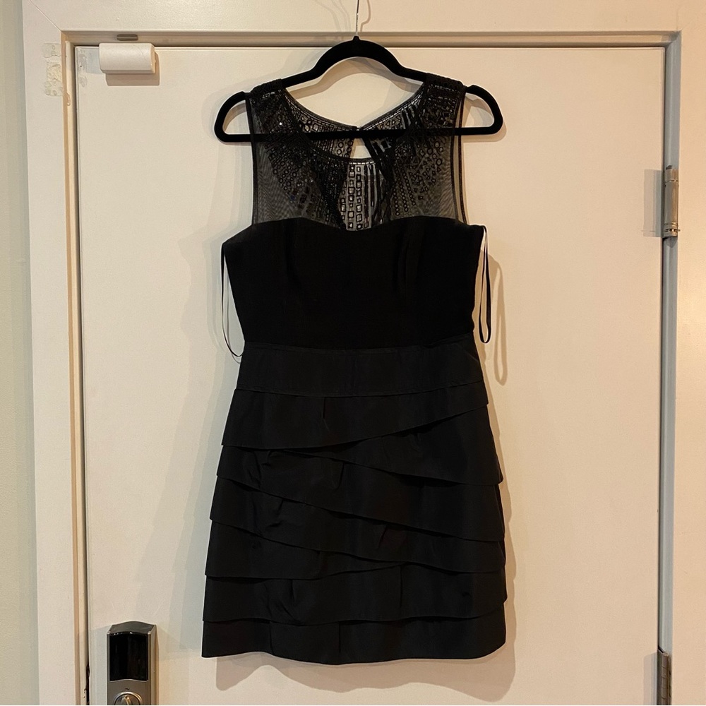 BCBG Maxazria — black dress